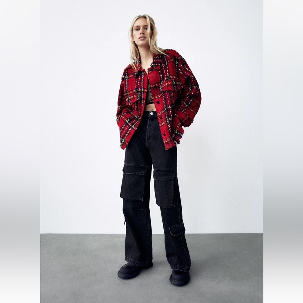 NWT ZARA Textured Jacket/Coat